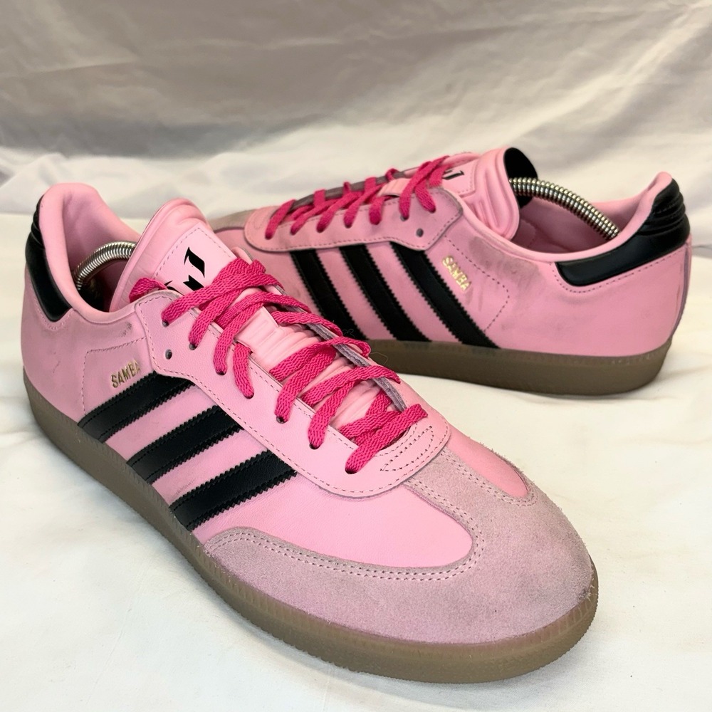 ADIDAS Originals Samba Messi Indoor Soccer Shoes Men's US 11 Pink Sneaker IH8158